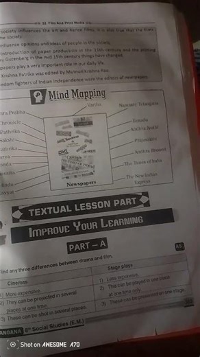 8th class social 22 Film and print media