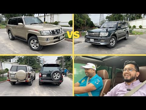 Toyota Land Cruiser vs Nissan Patrol | Comparison video between LC100 and Y61 | Cars & Conversation