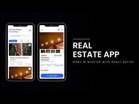 Real Estate App Development Tutorial | Build Property Listing App with RapidNative