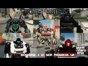 GTA San Andreas Transformers Bayverse x G1 Skin progress