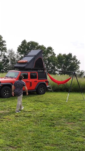 123K views · 156 reactions | Meet the 퐎퐔퐓퐏퐎퐒퐓, Vehicle-Mounted Hammock Stand  The go-anywhere hammock stand for your camping and outdoors adventures. Fast assembly means you get to spend less time wrangling gear and more time enjoying the outdoors. Where will you take yours? | Kammok | Facebook
