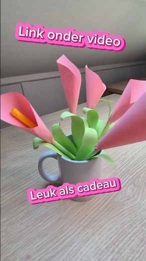 lelie vouwen van papier