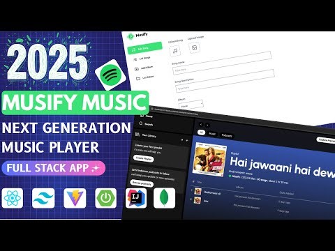 Musify (Spotify Clone): Project Installation Guide - React + Spring Boot + MongoDB