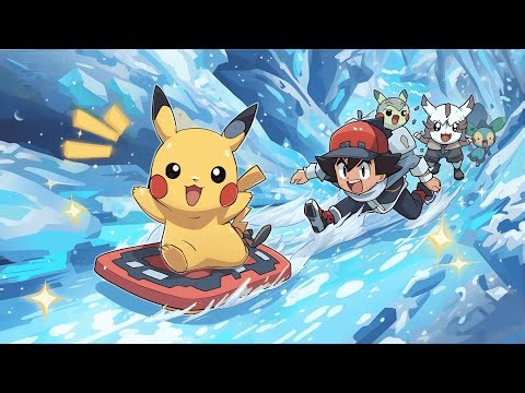 Pikachu की Ice World यात्रा ❄️ | Funny & Magical Pokémon Story in Hindi | Kids Adventure Cartoon