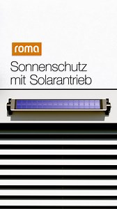 Mit den innovativen Solarlösungen von ROMA setzen Sie auf zukunftssicheren Sonnenschutz, der Umwelt und Geldbeutel schont. Rollladen, Raffstoren oder Textilscreens mit Solarantrieb bieten perfekten sommerlichen Wärmeschutz – ganz ohne aufwendige Elektroinstallation. Im Winter hilft die intelligente Steuerung, Heizkosten zu senken. ✅ Nachhaltig: Solarbetriebene Systeme für mehr Energieeffizienz ✅ Einfach: Schnelle, saubere Montage ohne Eingriff in die Bausubstanz ✅ Smart: Modernste Technik für hö