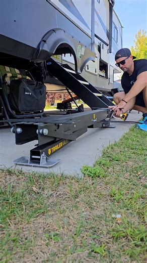⛔️ No More Wobbly RV ⛔️ We just installed the Trailer Valet Stabilizer Jack and it’s a total game-changer. [ partner] Here’s why we’re loving it: 🔧 DIY-friendly install—no pro needed 🛠️ Just basic tools & some elbow grease ⏱️ Quick setup = more time for s’mores 📐 Adjustable height 📦 Compact design won’t hog your storage 🚐 Works on all trailer types #RVUpgrade #travelfamily #camping #camperlife #RVLIFE #camper | david hugnes