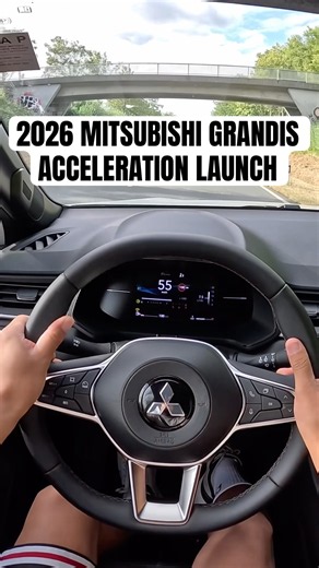 2026 Mitsubishi Grandis Mild Hybrid (140 PS) ACCELERATION LAUNCH #catchingcars #mitsubishi #launch