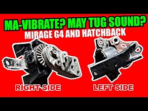 ENGINE and TRANSMISSION SUPPORT REPLACEMENT MITSUBISHI MIRAGE G4 & HATCHBACK