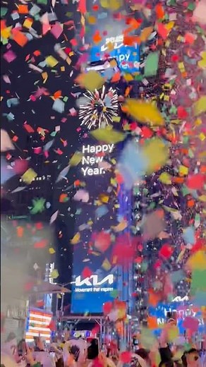 Times square Live Ball Drop 🔥 Ball Drop 2025 #manhattan #downtown Happy New Year 2025