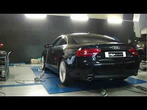 Reprogrammation moteur Audi A5 tdi 240cv @ 300cv dyno digiservices
