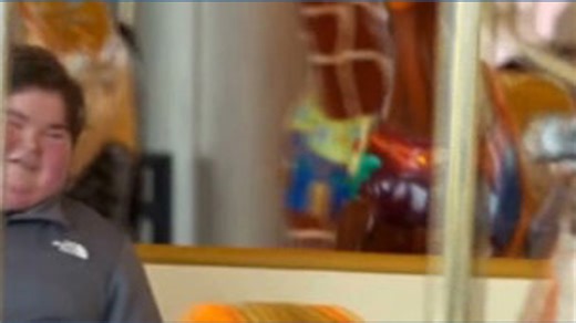 Here's a unique feature of the newly renovated GRPM carousel