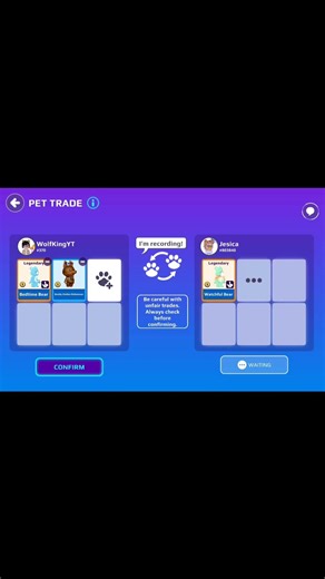 PK XD PET TRADE!!! I GOT WATCHFUL BEAR😍 #xdhype #pkxd #shorts