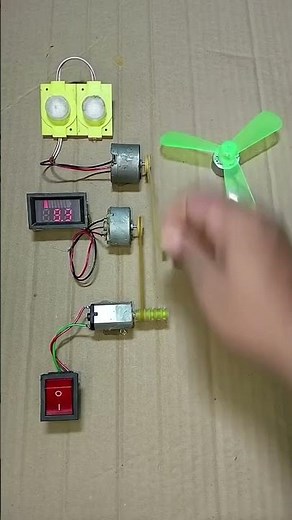 Generating Electricity Using Multipully Belt Drive Generator _ DC Motor⚡