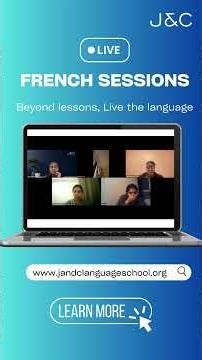 LIVE French Sessions | Speak & Learn French with J&C