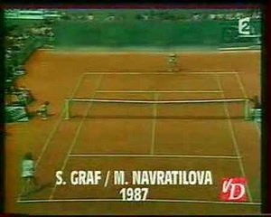 Graf Navratilova French Open 1987