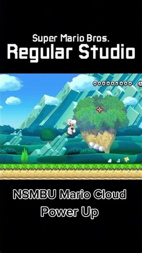 Super Mario Regular Studio | NSMBU | Mario Cloud Power Up | Fangame