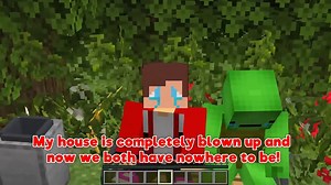 TV WOMAN and CAMERA WOMAN Kidnapped JJ in Minecraft Maizen | Creeper Creations