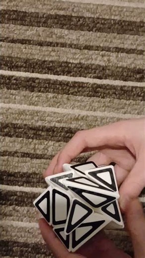 First 3by3 Rubiks cube shape mod solve(Axis cube)of2026 #satisfying #2026 #happynewyear #edit #cute