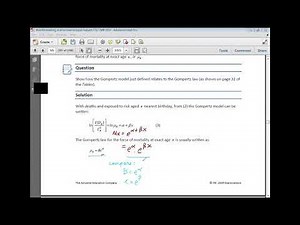 52 Mortality projections part2 | CS2 | Actuary