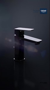 The GROHE Cubeo mixer: designed to match your style, built to refresh you for years. Experience effortless precision with SilkMove technology. #GROHE #Cubeo #HeartOfYourBathroom | GROHE