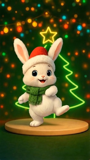 Cute Dance Animation 🐾✨ | Adorable Holiday Vibes #Shorts