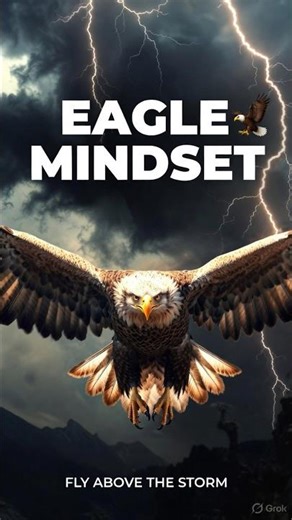 "The Power of Eagle Mindset 🦅🔥". #wildlifefacts #animalscience #eagle