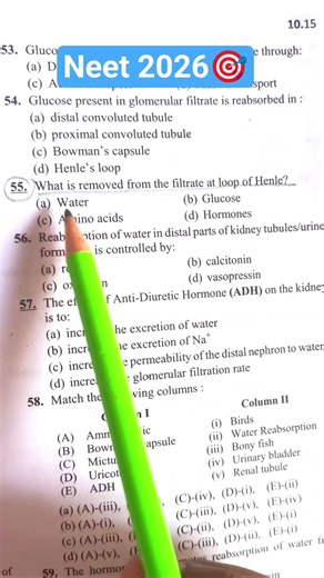 Only NEET toppers can solve this! 💯 Try karo👇challenge ⏱️ Is NEET question ka answer do! 💥 #NEET2026