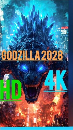 GODZILLA 2028 : big monster in city.in cinemas 2028