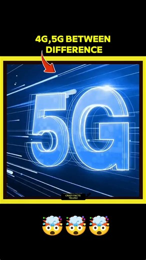 🤯 Major Difference Between 4G and 5G|5G Network|Internet