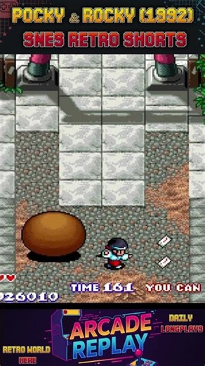 🎮 Pocky & Rocky (1992) – SNES Retro Shorts 💥🕹️#retrogaming #snes