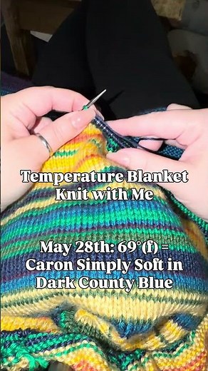 Temperature Blanket Knit with Me - May 28th