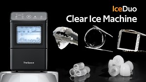 IceDuo Clear Ice Maker: Craft Large, Crystal-Clear Ice