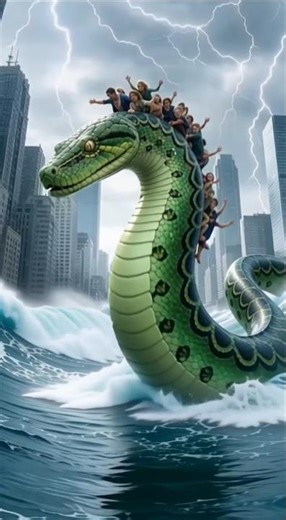 Girl Adopts a Giant Anaconda – What Happens Next Will Shock You!#shorts