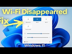 How to Fix WiFi Disappeared on Windows 11 | No WiFi Option Problem Solved | MT7921
