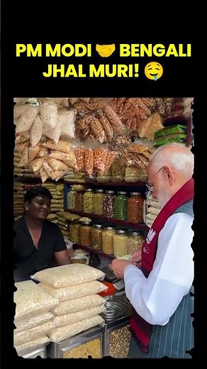 PM Modi Enjoys Jhal Muri in Bengal | Heartwarming Moment #JhalMuri
