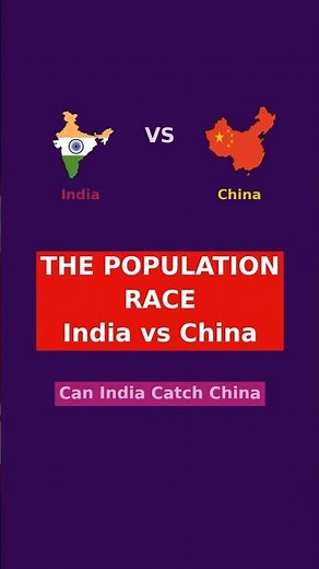 Can India catch China? 1850-2024 Population History Race | Story By Numbers