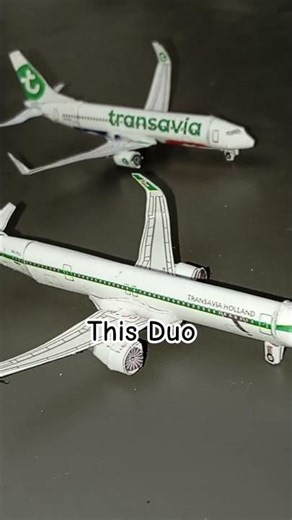 Transavia LITTLE MODEL AIRPORT 1/400 SCALE paper model airplane #modelaircraft #jetplane
