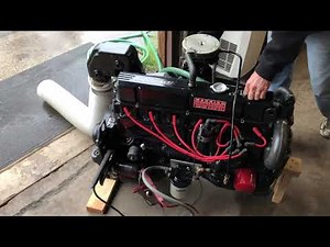 165hp Mercruiser engine running