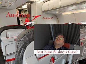 BEST EURO BUSINESS CLASS? Austrian Airlines Airbus A320