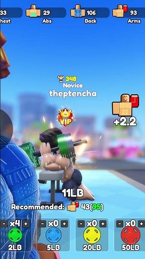 Roblox Gym Star Simulator: Pumping up powerful arms #roblox