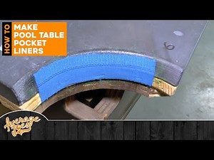 Pool Table Cloth Installation: How to Make and Fit Pocket Liners (Buffers)