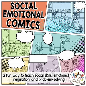 Comic Book Activity for Students With Autism, ADHD, or Other Social Differences to Teach Social Interaction Skills - Etsy