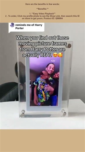 This is a digital picture frame that also plays video.