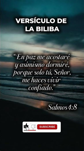 Versículo de la Biblia 🌙 En Paz Me Acostaré y Dormiré | Salmos 4:8