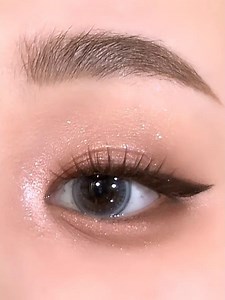 Close-up Eyeliner Tutorial ✨ | Master the Korean-style Heiress Rhinestone Eye Makeup 💎 #beautiful