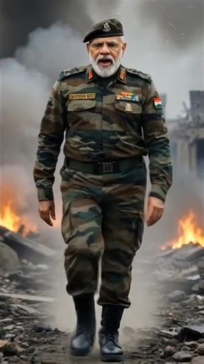 PM Modi Walking On Border 🇮🇳 | Powerful Leader Moment | #shorts #naredramodi #armylover