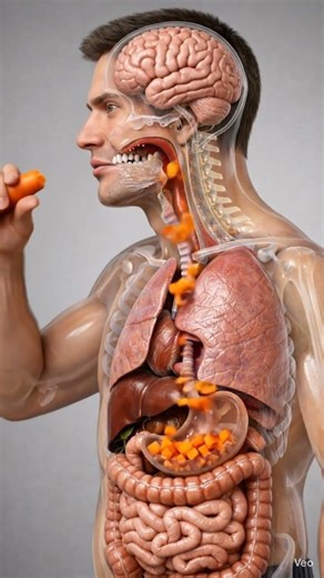 What Happens Inside Your Body When You Eat a Carrot? 🥕 | 3D Medical Animation