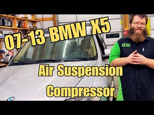 2007-2013 BMW X5 Air Suspension Compressor Replacement. Code 5F9A