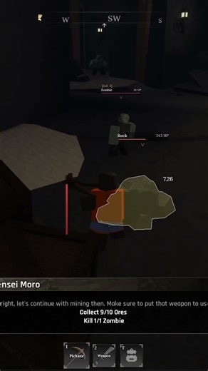 Crafting the ULTIMATE weapon and destroying zombies #survival #crafting #gaming