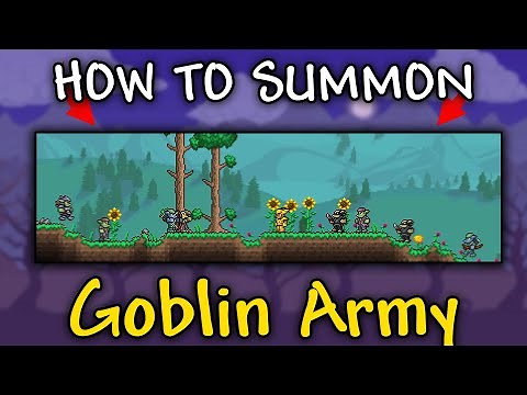 How to Summon Goblin Army in Terraria | Goblin Army Terraria